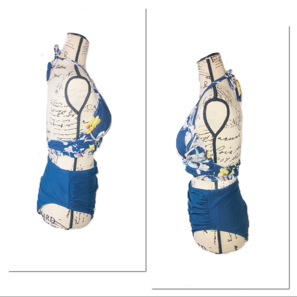 •LAST 1•NWT CupShe Floral High Waist Bikini• - Picture 5 of 8